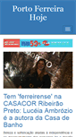 Mobile Screenshot of portoferreirahoje.com.br